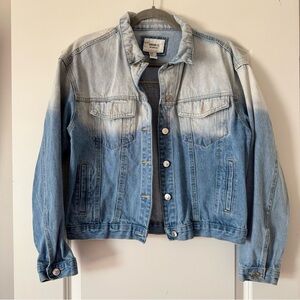 Forever 21 Blue Ombre Denim Jacket